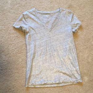 Silver J.Crew vintage cotton tee, size M / medium